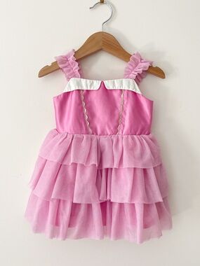 JANIE & JACK x DISNEY EUC HSA Princess Aurora Sleeping Beauty Tulle Dress
